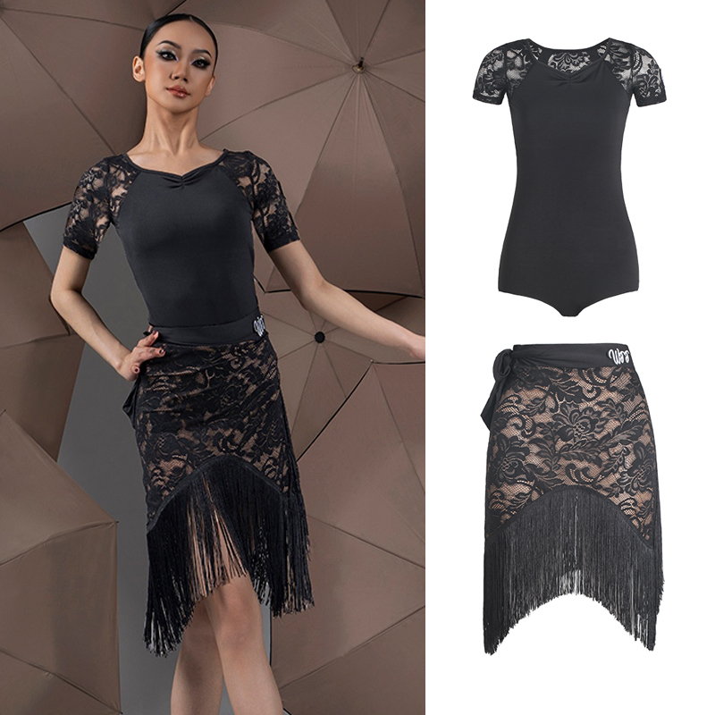 Tassel Fringe Trim - Fashion Samba Latin Dance Clothing Black