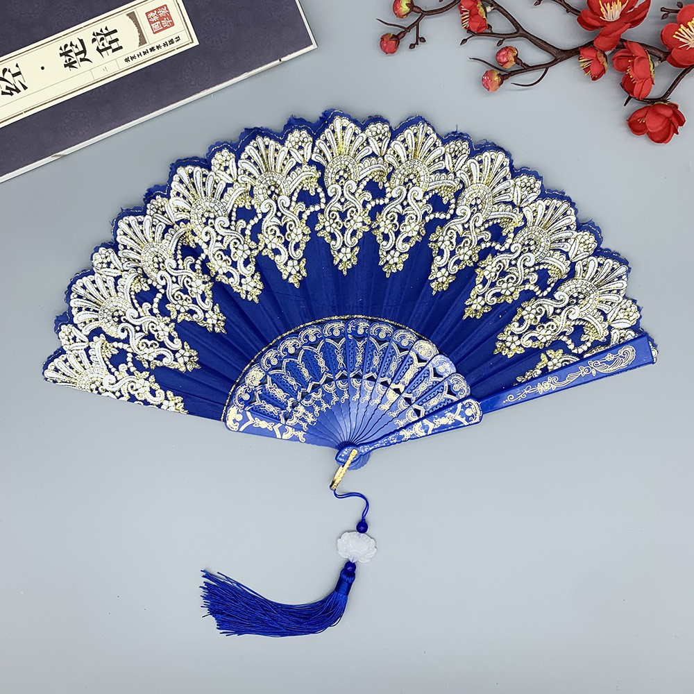 Chinese Craft Retro Folding Ha - Tassel Fringe Trim ulasan dan harga