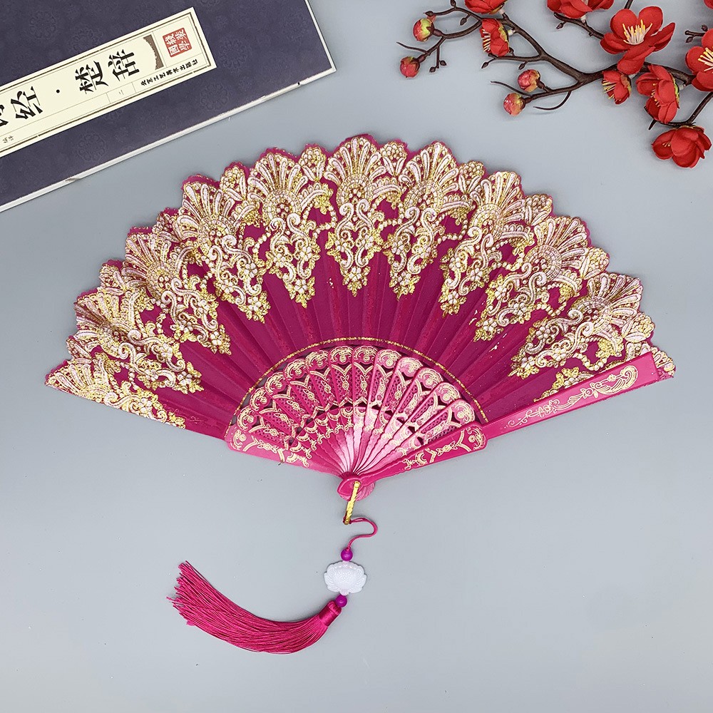 Chinese Craft Retro Folding Ha - Tassel Fringe Trim ulasan dan harga