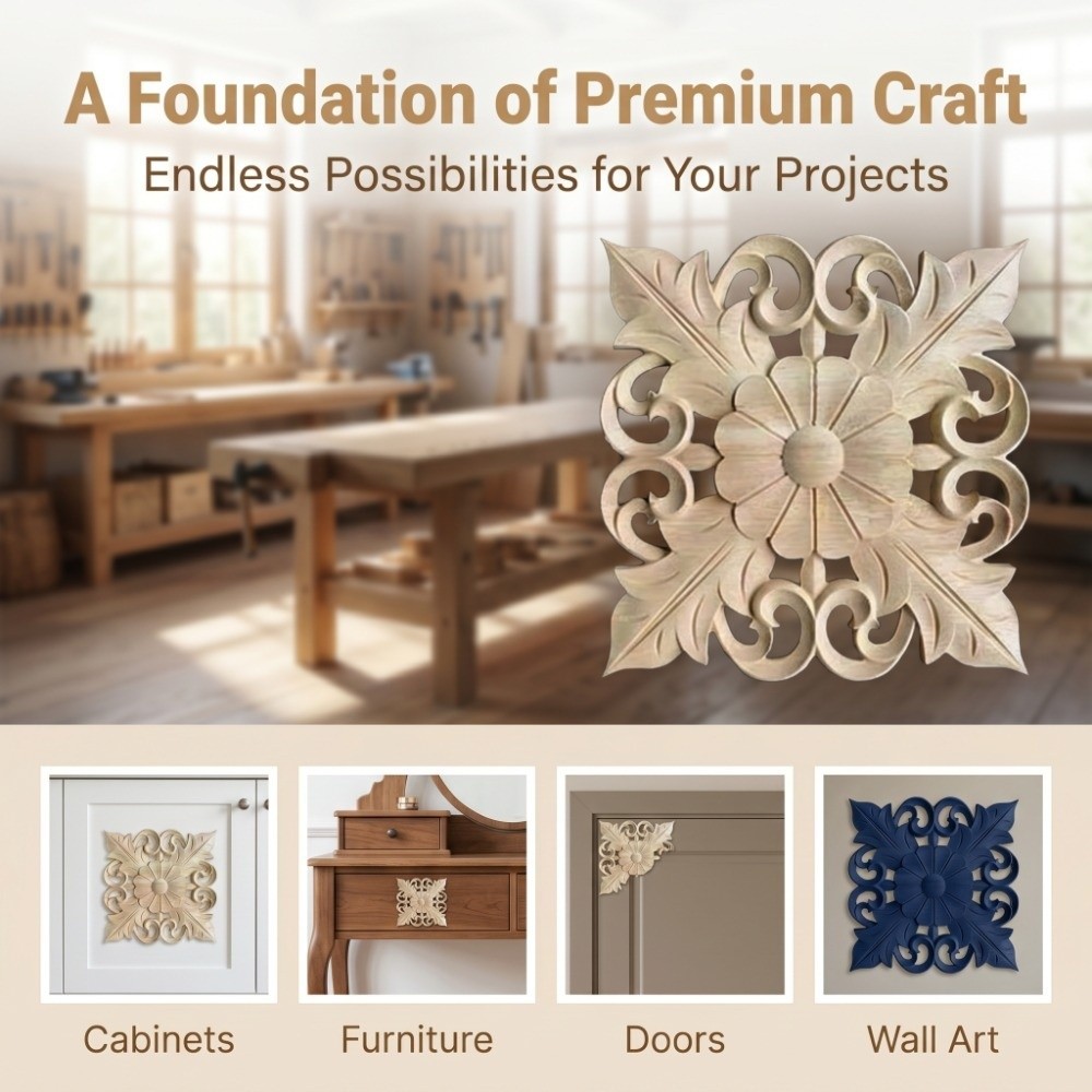 Home Embellishment Wood Wood C - Craft Embellishments ulasan dan harga