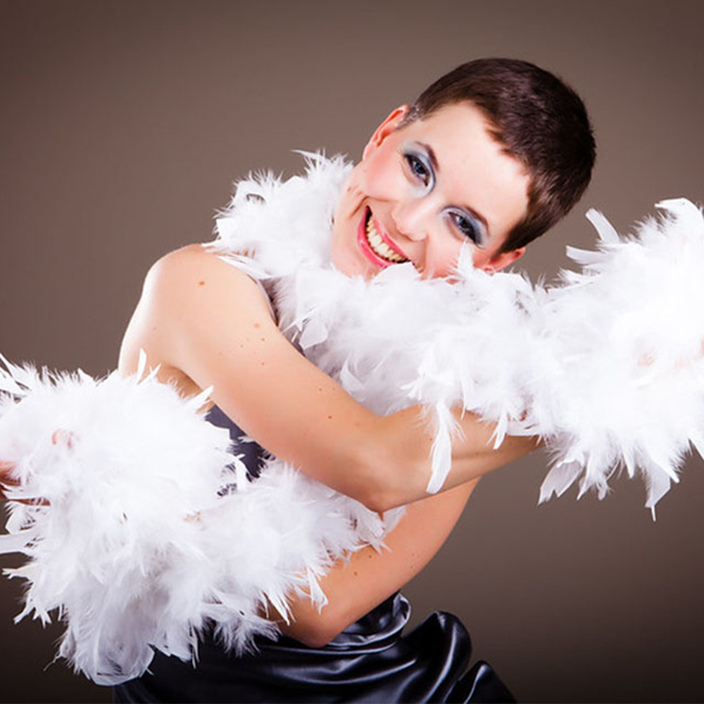 2 Yards Fluffy White Feather B - Feather Trim Marabou ulasan dan harga