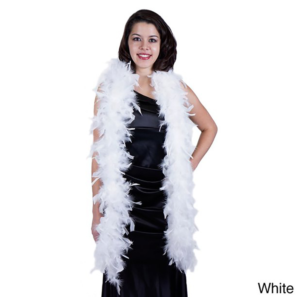 2 Yards Fluffy White Feather B - Feather Trim Marabou ulasan dan harga