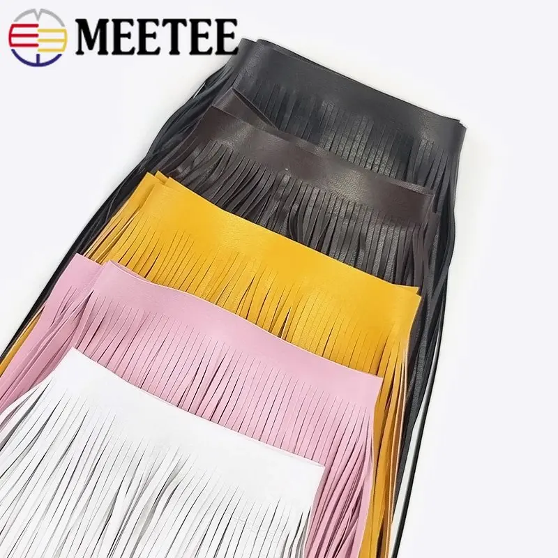 1Meter Meetee 10-30cmX5mm PU L - Fringe Ribbon Sewing ulasan dan harga