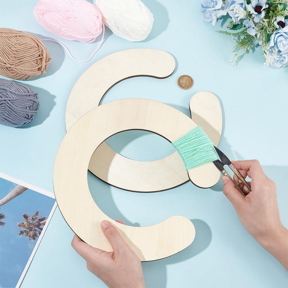 2pcs Wooden Pom Pom Maker Set  - Pom Pom Maker Tool ulasan dan harga