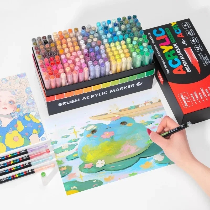 Universal Acrylic Markers Pens - Copic Marker Sketch ulasan dan harga