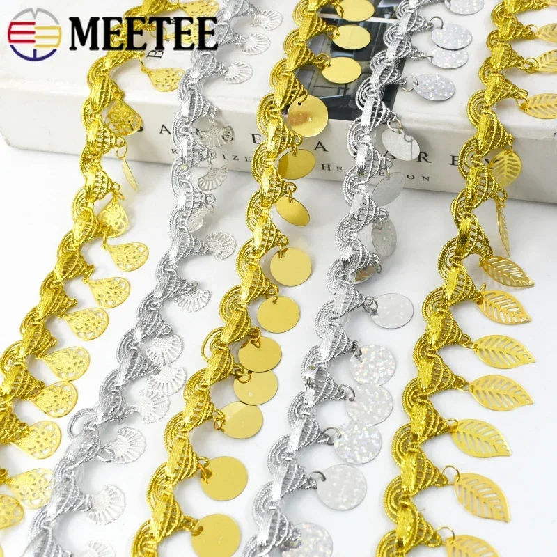 4/9Yards 3-5.5cm Sequin Tassel - Fringe Ribbon Sewing ulasan dan harga