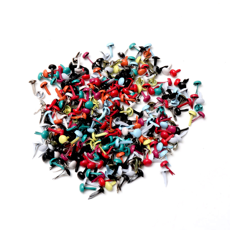 Mixed Pastel Round Brads Scrap - Embellishments For Scrapbooking ulasan dan harga