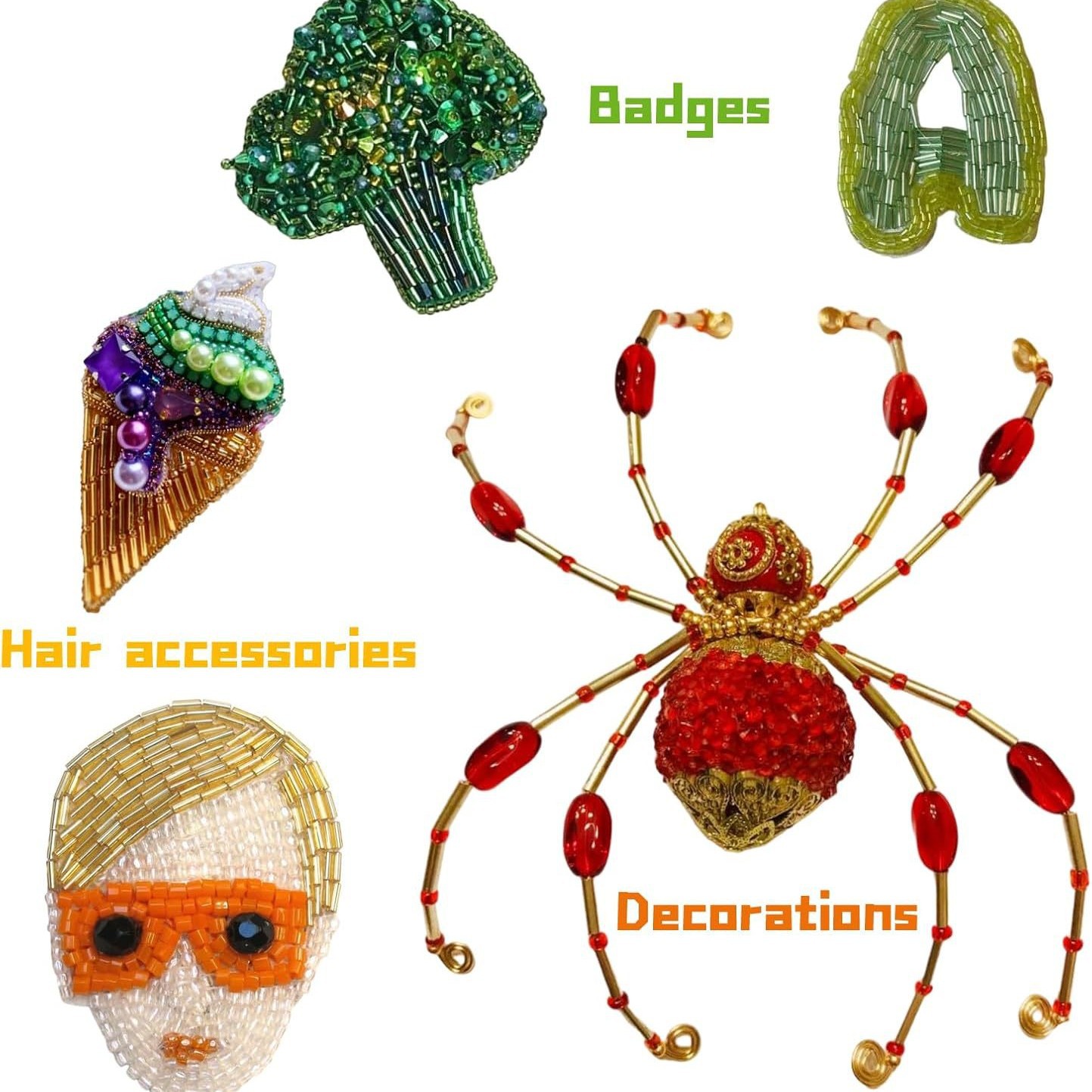 About 6720Pcs/Box 7mm 28 Color - Embroidery Craft ulasan dan harga