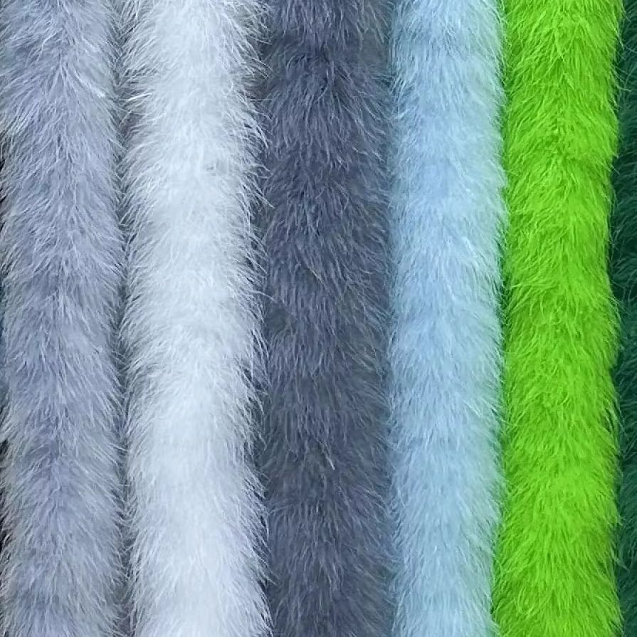 Natural Marabou Feather Trim 2 - Feather Trim Marabou ulasan dan harga